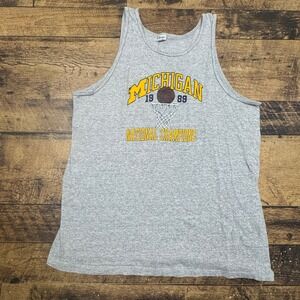 Champion Michigan Wolverines 1989 National Champions Basketball Tank Top XXL‎